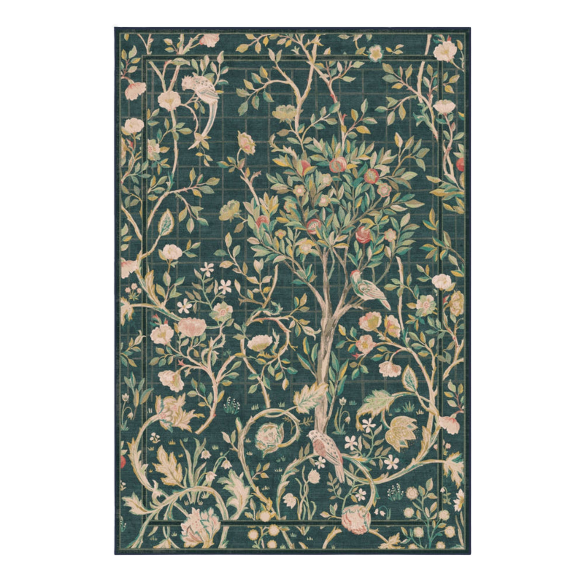 Ruggable x Morris &amp;amp; Co. , Melsetter Teal Green Rug