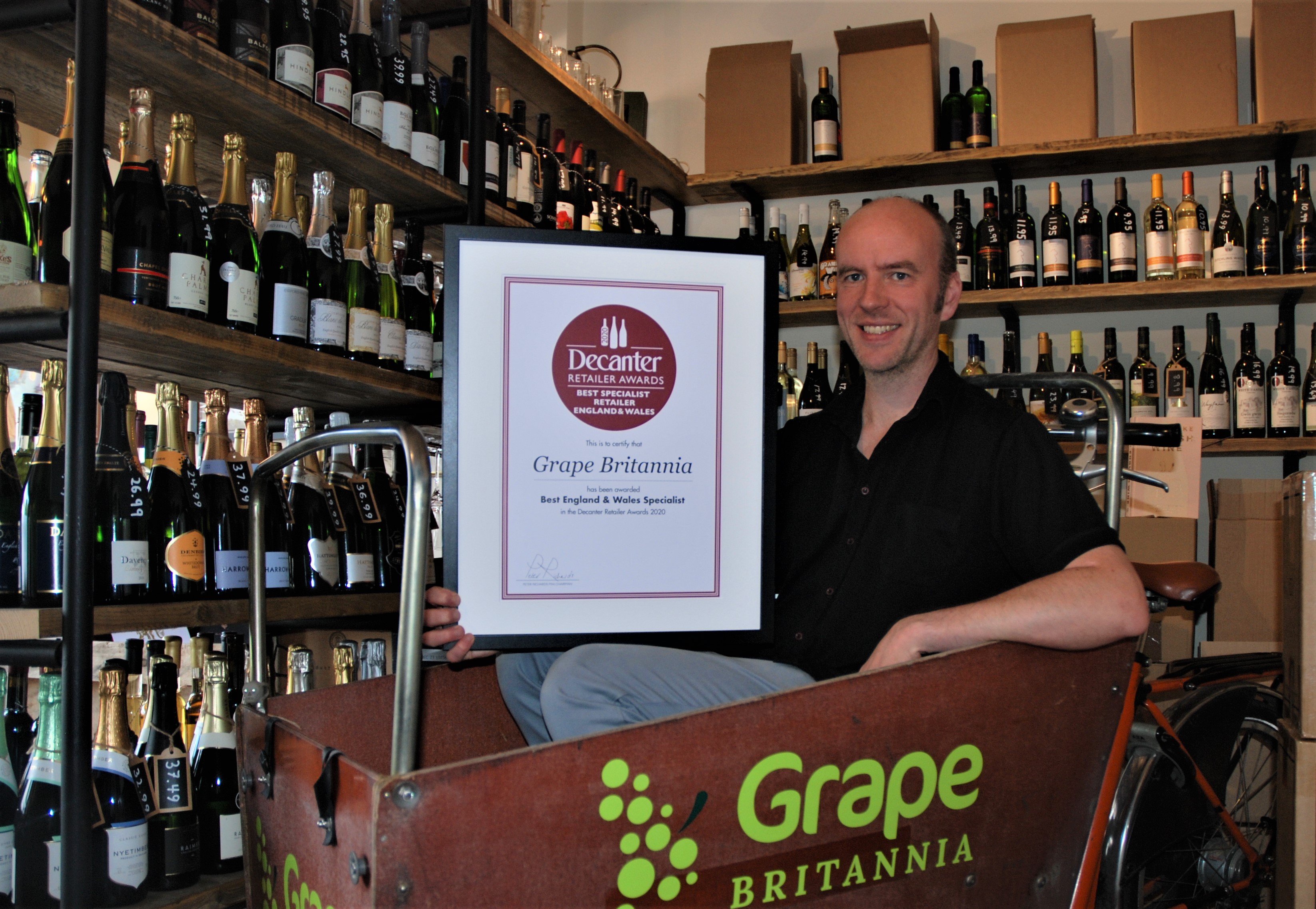 England & Wales Specialist of the Year: Grape Britannia