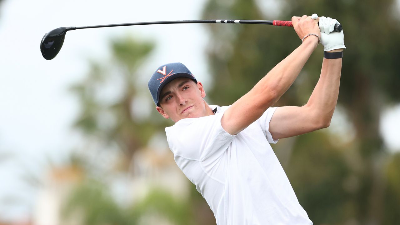 Ben James hits driver at the 2024 NCAA men&#039;s individual championship