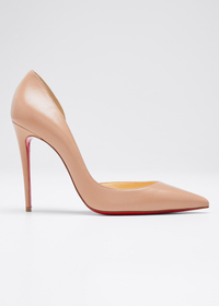 Christian Louboutin Iriza Half-d'Orsay 100mm Red Sole Pumps $695