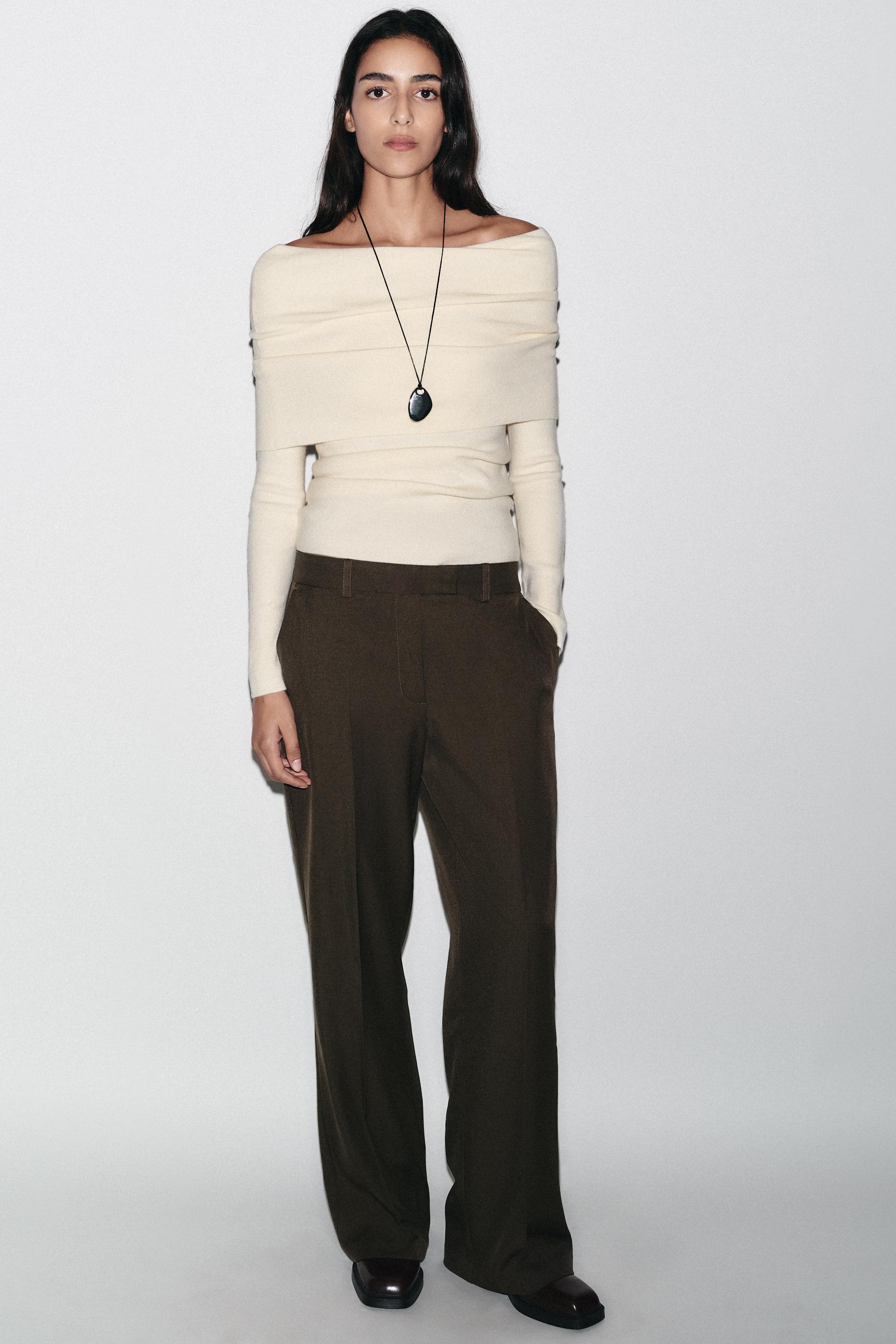 Ruched Strapless Knit Top