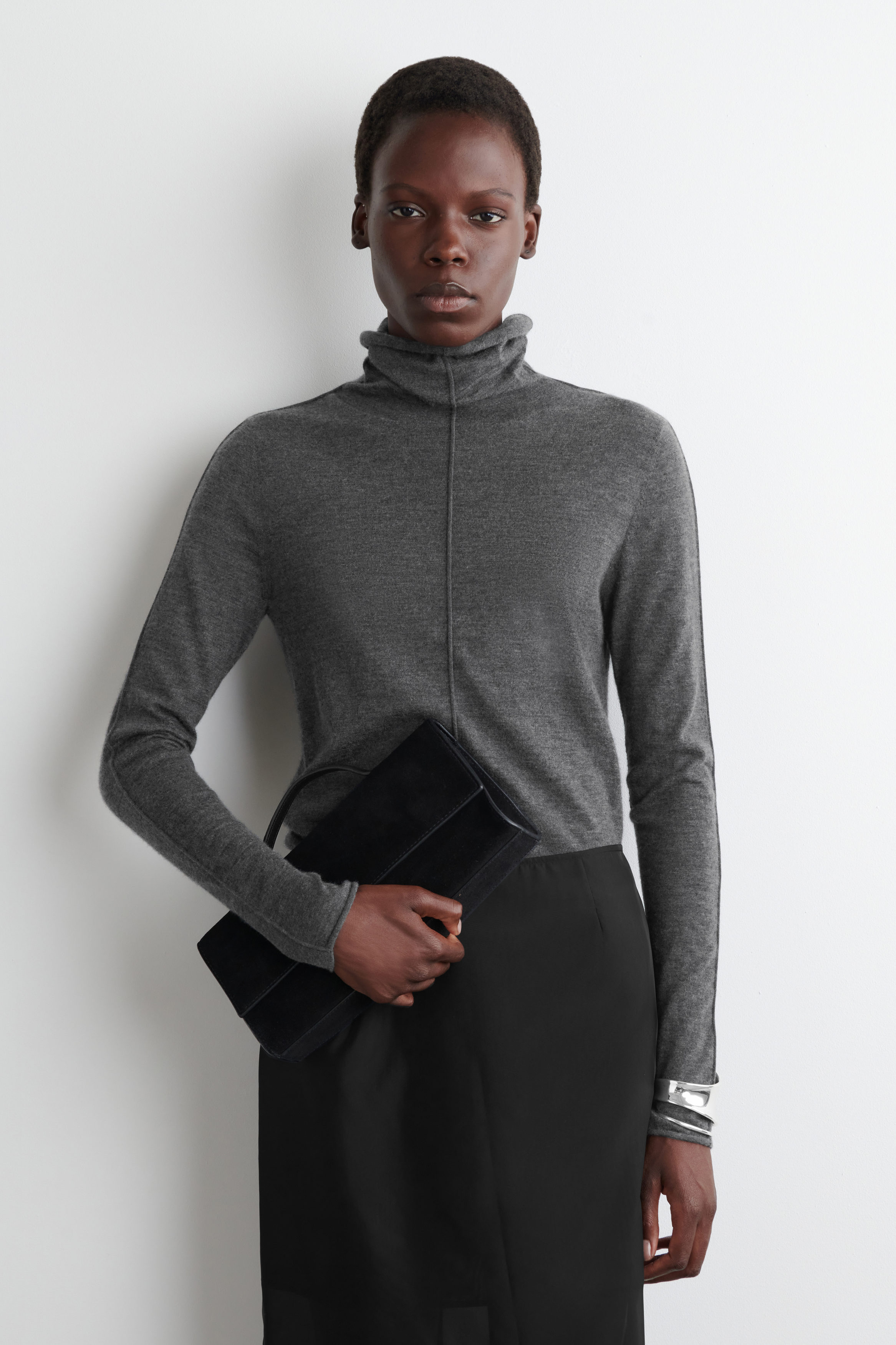 Cashmere Roll-Neck Top