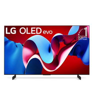 LG C4 OLED TV on white