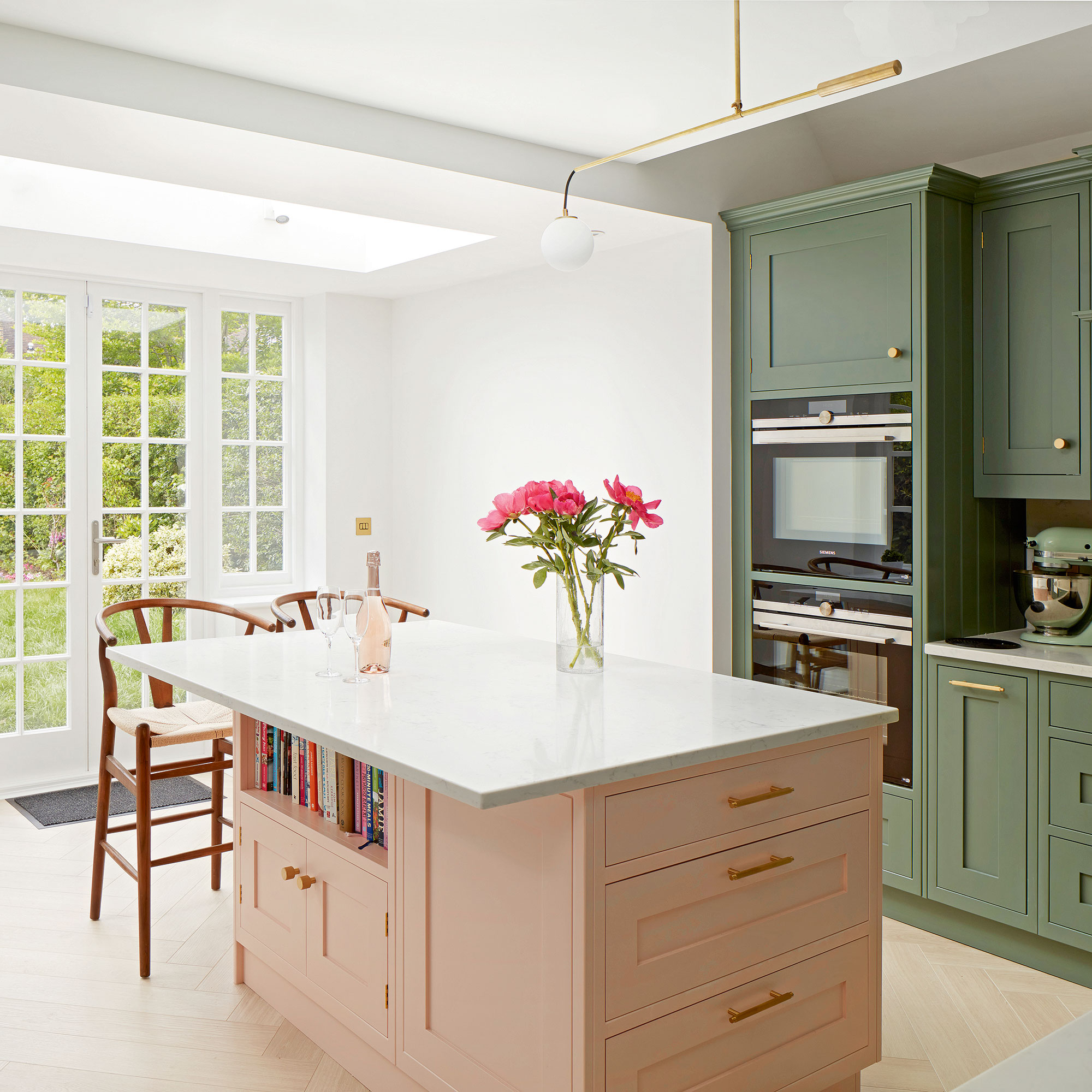 Tour this refurbed home with a calm but cool colour palette | Ideal Home