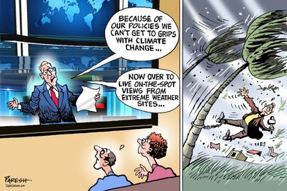 U.S. Hurricane weather reporter climate change