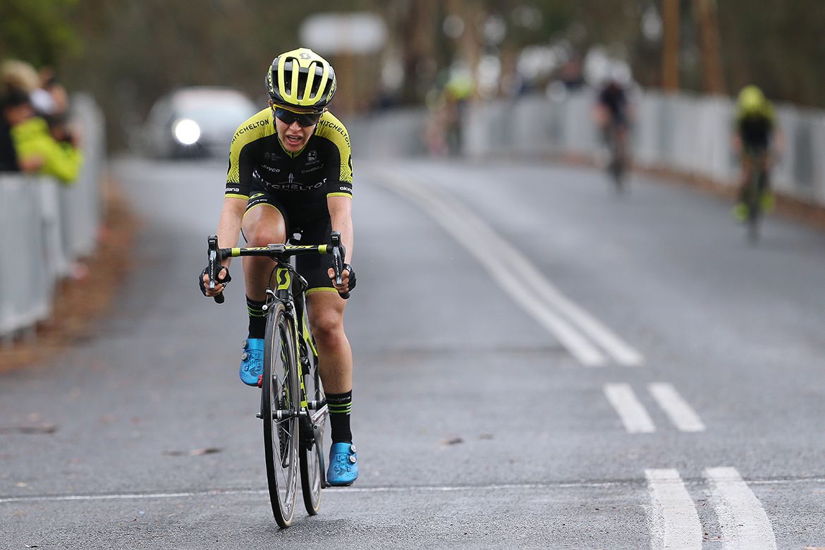 Third place for Amanda Spratt (Mitchelton-Scott)