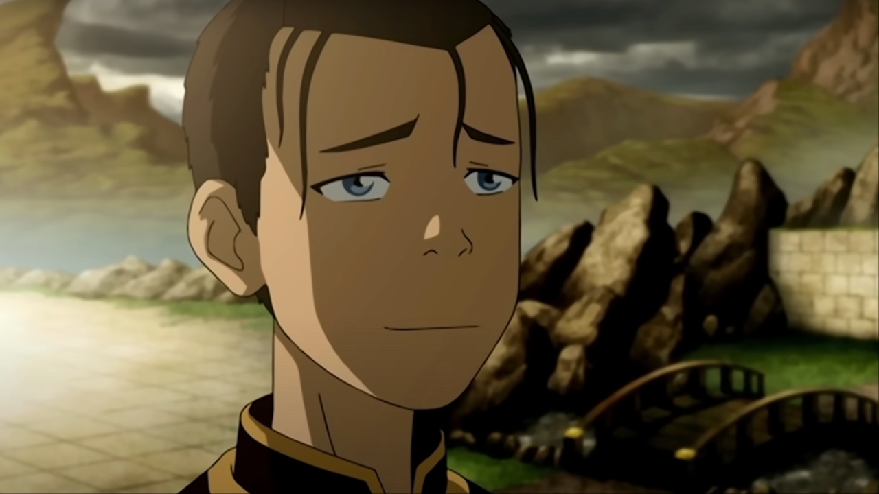 Sokka getting his space sword in Avatar: The Last Airbender