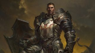 Diablo Immortal Crusader male key art