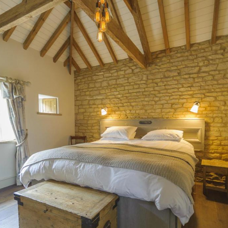 Bedroom in Pea Cottage
