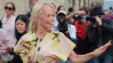 Pamela Anderson attended Paris Fashion Week without a stitch of makeup 