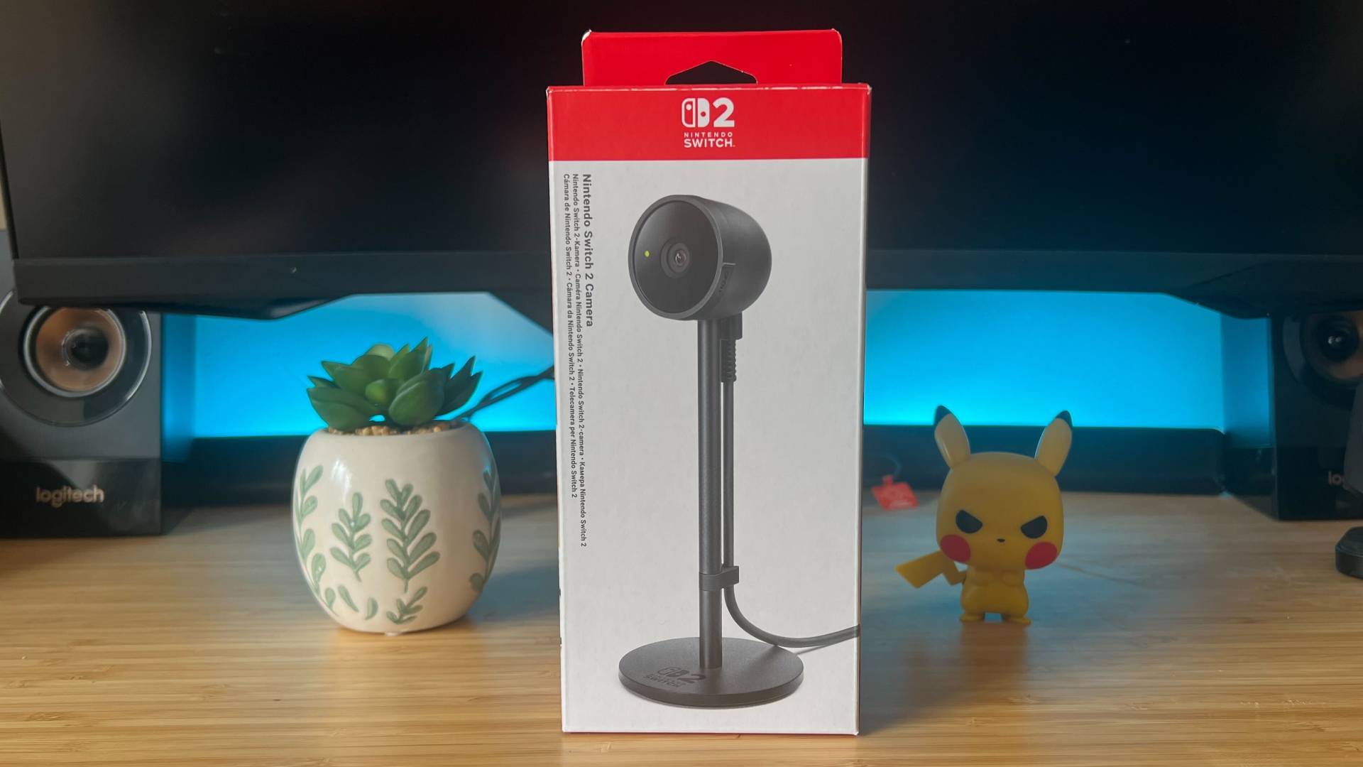 Photo by Tabitha Baker of the Nintendo Switch 2 Camera in its box.