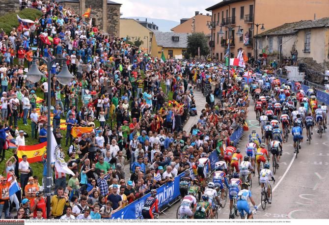 The 2014 men's road race at Worlds