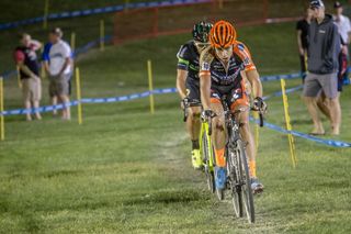 Wout Van Aert (Golden Palace) leads a front group