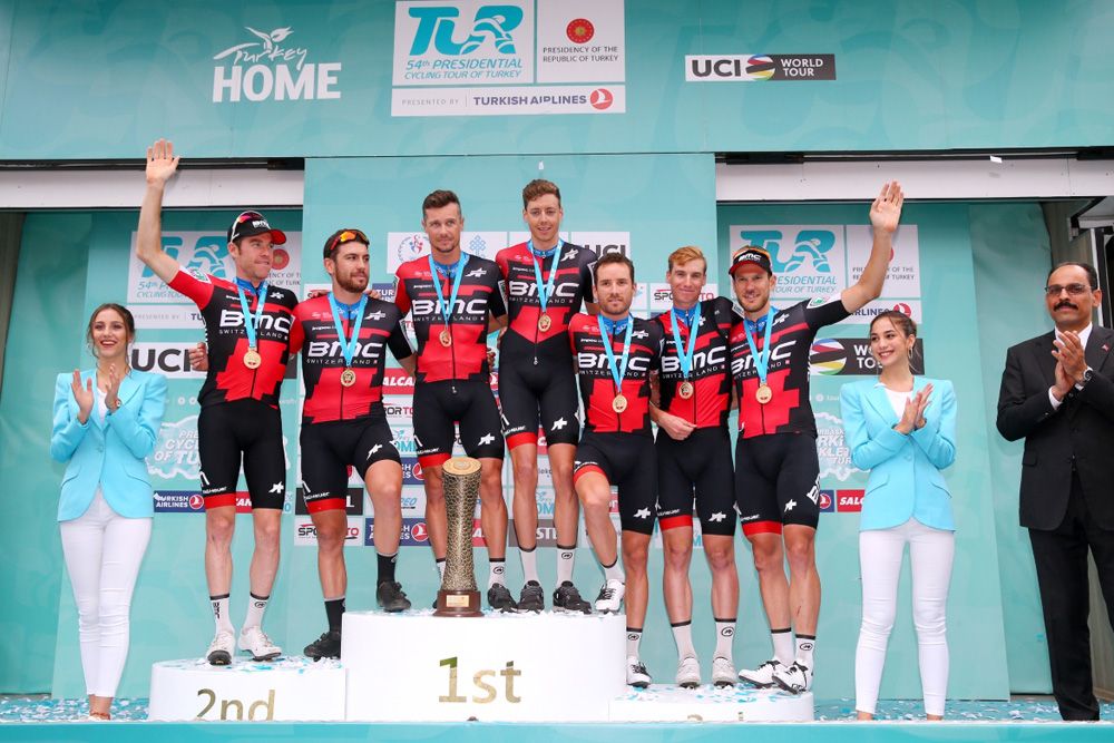 BMC Racing sign off at the Tour of Turkey