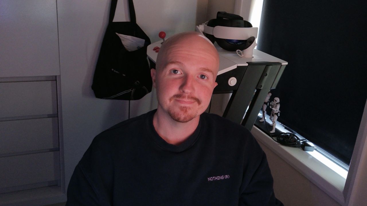 Picture of person taken using Obsbot Tiny 3 webcam