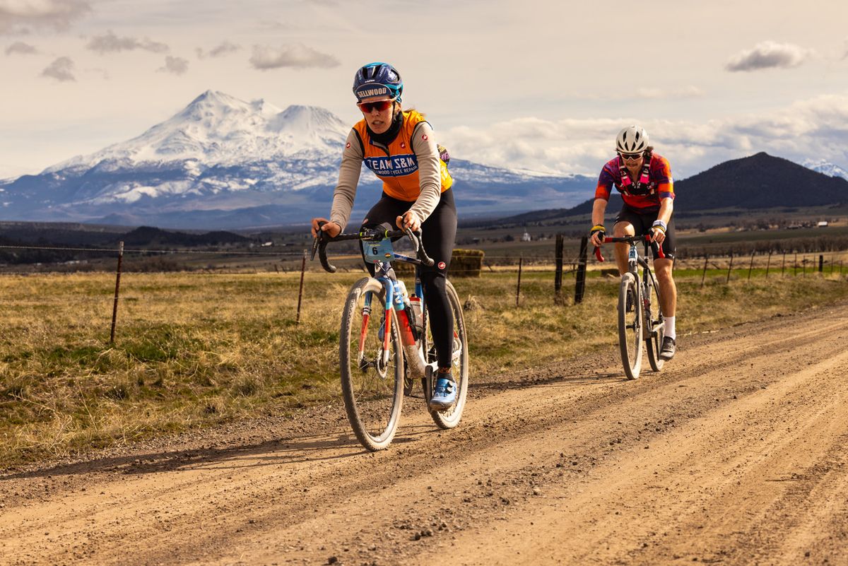 Clara Honsinger on the attack at Shasta Gravel Hugger