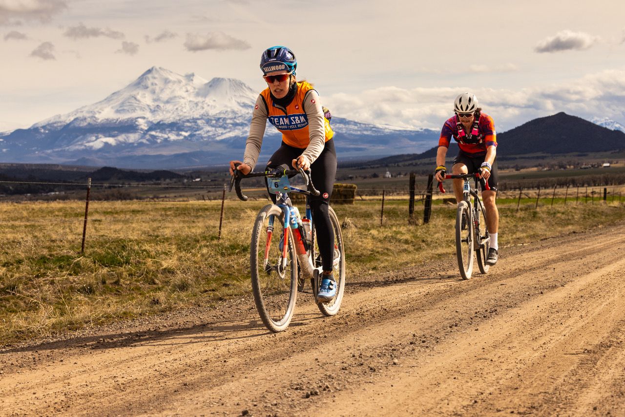 Clara Honsinger on the attack at Shasta Gravel Hugger