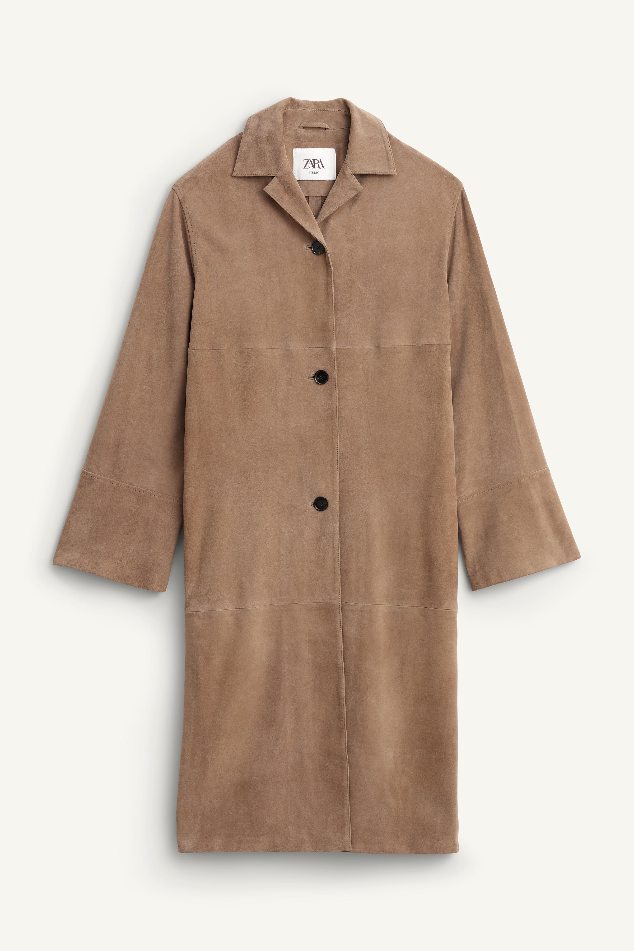 100% Suede Leather Coat Limited Edition