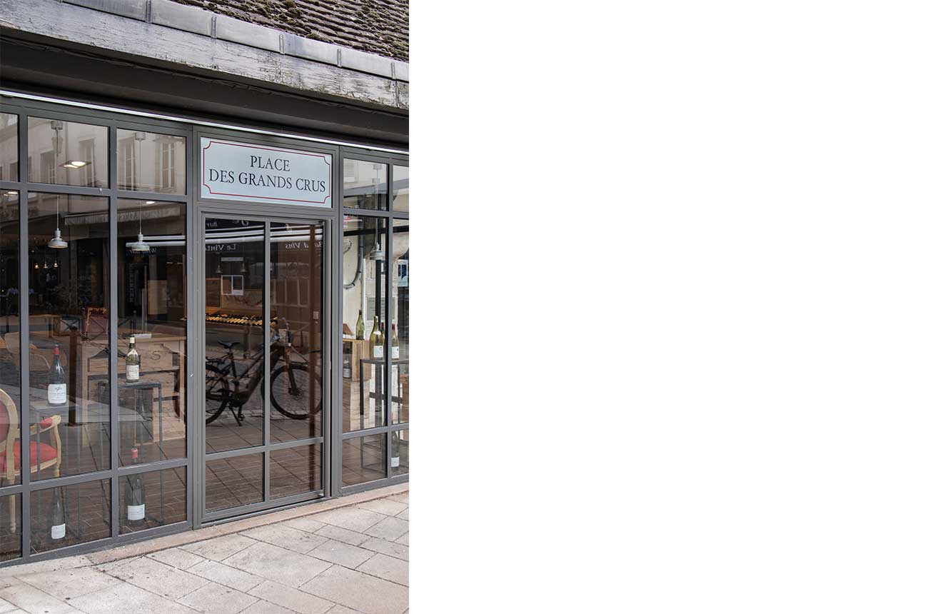 Shop front of Place des Grands Crus, Beaune