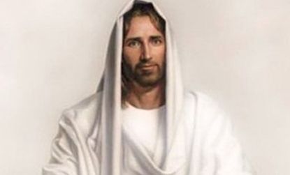 An illustration from the "Jesus Daily" Facebook page, which has the most engaged fans on the social networking site.