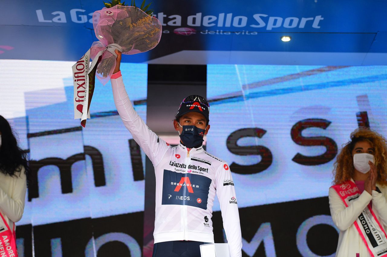 Giro d'Italia 2021 - 104th Edition - 9th stage Castel di Sangro - Campo Felice (Rocca di Cambio) 158 km - 16/05/2021 - Egan Bernal (COL - Ineos Grenadiers) - photo Dario Belingheri/BettiniPhoto&Acirc;&copy;2021