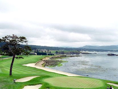 Penble Beach's 18th hole. Cape hole