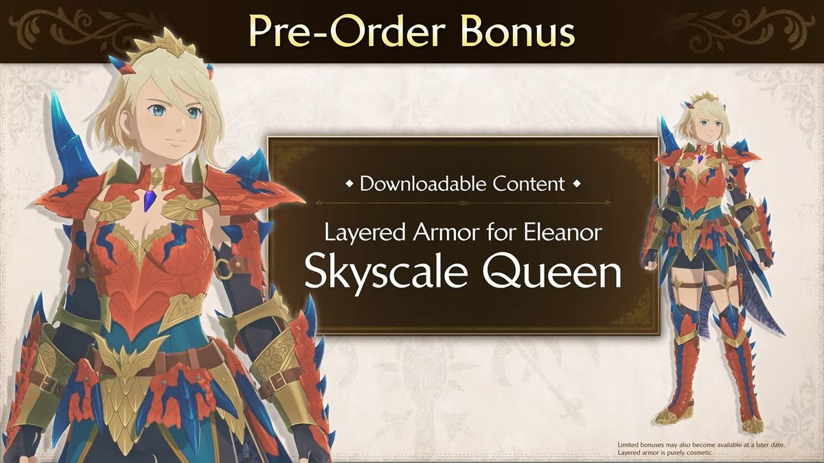Pre-order bonus for Monster Hunter Stories 3: Twisted Reflection