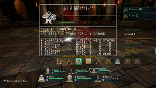 Image of Wizardry remake showing the original game overlaid onto the remake's visually updated dungeon.
