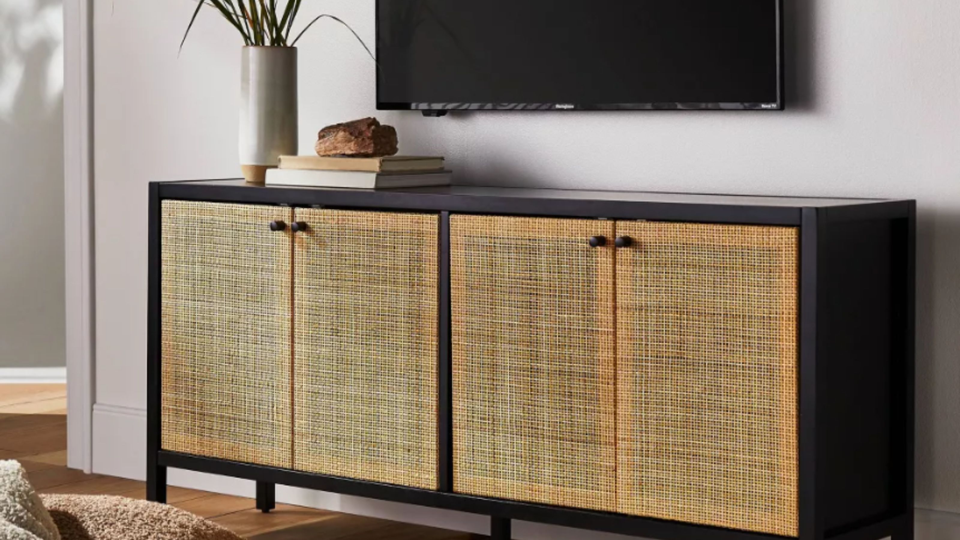 Ascot Corner TV Unit Mango Wood Metal Get Furnished Atelier yuwa ciao jp