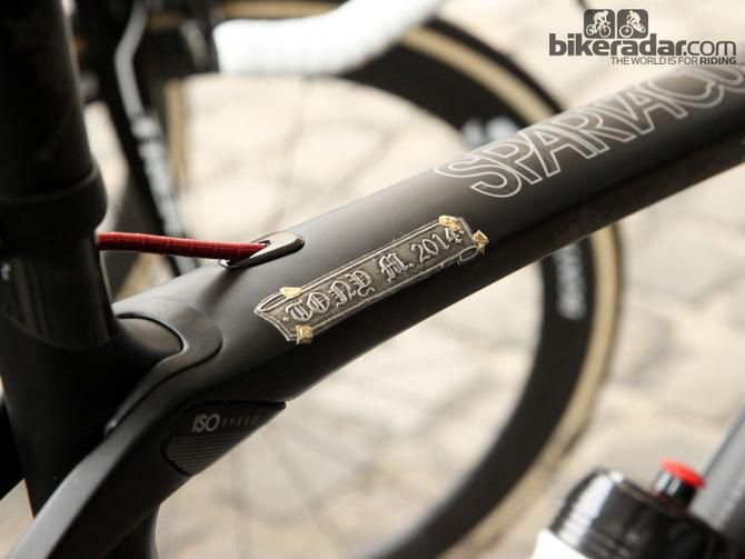 Fabian Cancellara (Trek Factory Racing) may not have won Paris-Roubaix this time around but you know he'll be back again in 2015