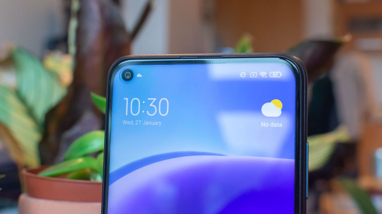 Xiaomi Redmi Note 9T front camera