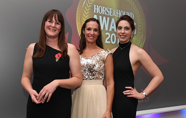 Three generations of H&H dressage editor: Sarah Jenkins, Alice Collins and Polly Bryan