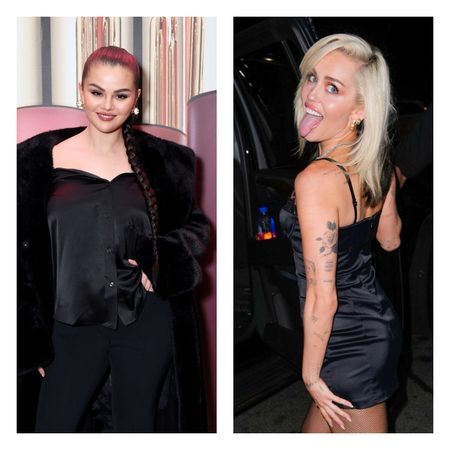 Selena Gomez Miley Cyrus
