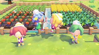 Four players play together with Pokemon Pokopia Game Share