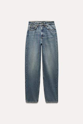 High-Waisted Trf Mom Fit Jeans