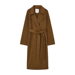 Cos Belted Double-Faced Wool Coat