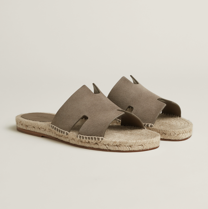 Leather men's sandals