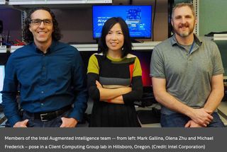 Члены группы разработчиков инструментов искусственного интеллекта Intel