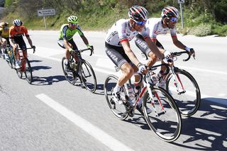 Warren Barguil (Arkea-Samsic) is all smiles during stage 2 of the 2019 Volta a Catalunya