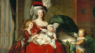 Queen Marie-Antoinette and her children,1787, by Elisabeth-Louise Vigee-Le Brun (1755-1842). Canvas,275 x 215 cm MV 4520. Musee National du Chateau, Versailles, France