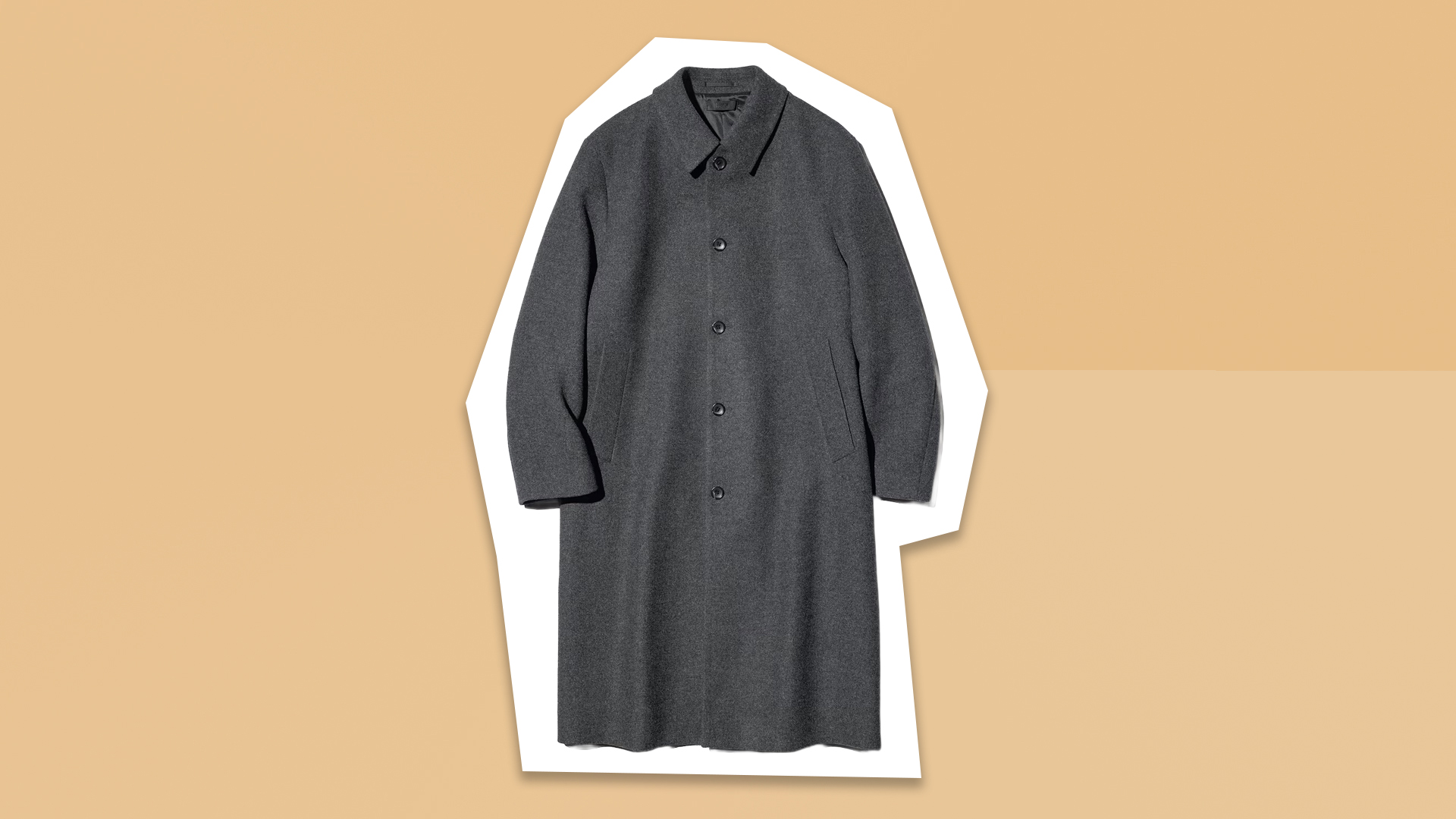 Uniqlo Balmacaan Overcoat