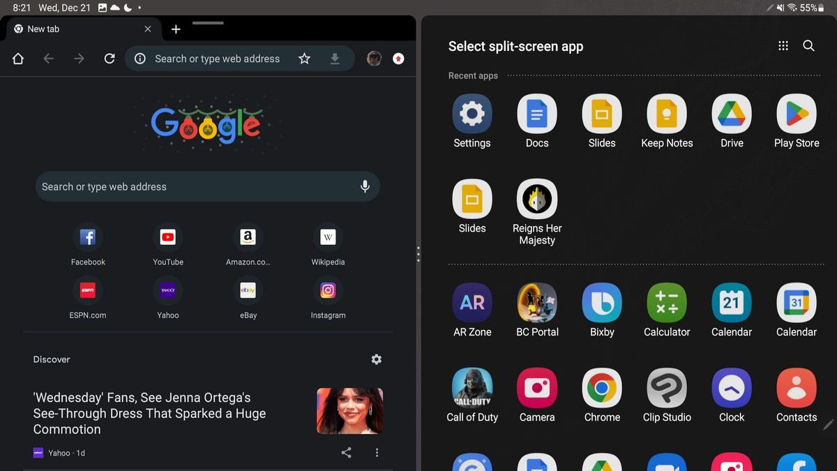 How To Use Multi Window Mode On The Samsung Galaxy Tab S8 Series ...