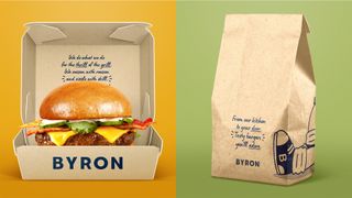 work by Taxi Studio for Byron showing burgers