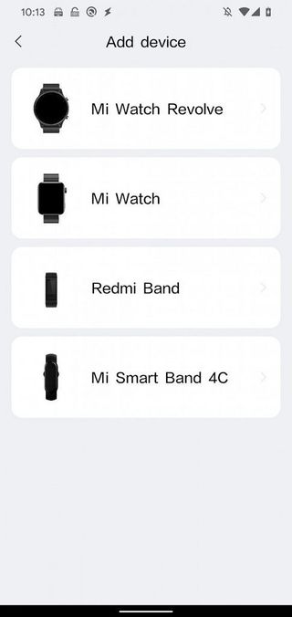 Xiaomi Mi Watch Revolve in Mi Watch app