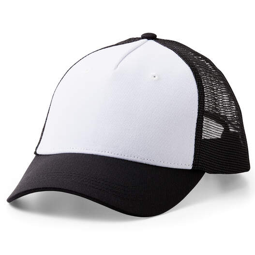 Cricut Trucker Hat, Black/white