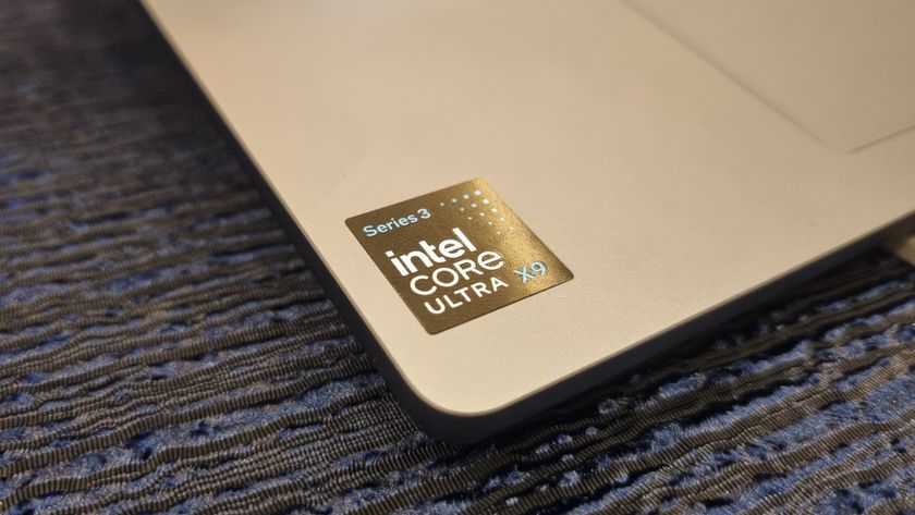 An Intel Core Ultra badge on an AI PC