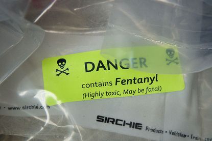 Packages containing fentanyl.