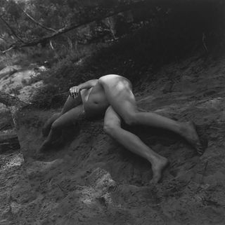 The self-taught photographer made his name in New York by blurring the lines between photography and sculpture in his otherworldly images of the body. Pictured: Old Man’s Creek, 1971.