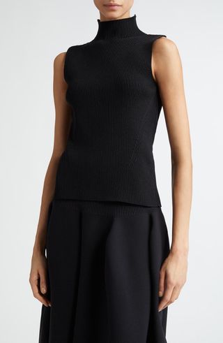 Portrait Sleeveless Rib Top