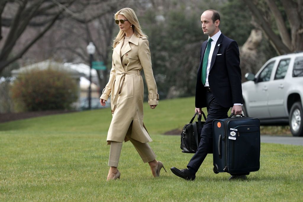 Ivanka Trump and Stephen Miller